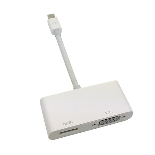 Mini DisplayPort молнии для VGA&HDMI кабель адаптера 2 in1 для Apple MacBook&воздуха&про&IMAC