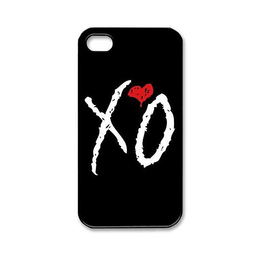 Шаблон Weeknd XO пластиковых трудный случай для IPhone 4/4S