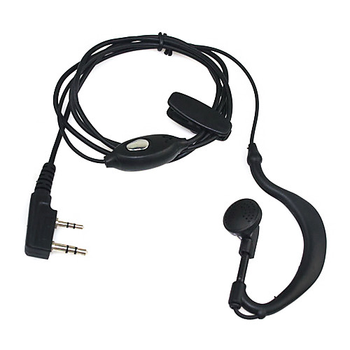 Новый 2 Pin Динамик гарнитуры Для Quansheng Puxing TYT Baofeng Uv5R 888S Kenwood Th Радио Дешевые Привет-качество Черный