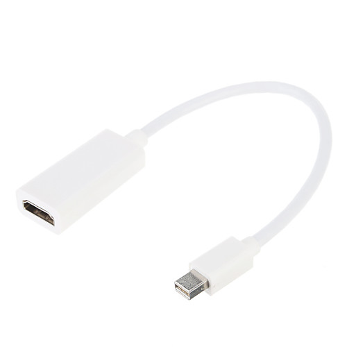 Мини Display Port DP к HDMI Audio 1080P конвертер Кабель-адаптер для Mac MacBook Pro воздуха (белый)