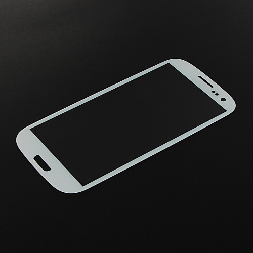 Белый Внешний Стекло / Front Lens для Samsung Galaxy S3 i9300/I9308/i535