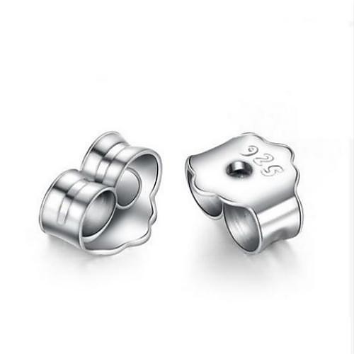 Мода Серебряный уха уха Плагин Серебро Аксессуары (одну пару)