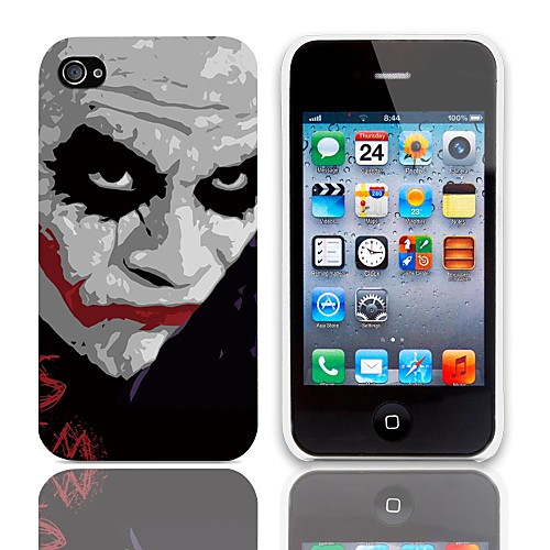 Дело JOKER Дизайн Жесткий с 3 пакетами Защитные пленки для iPhone 4/4S