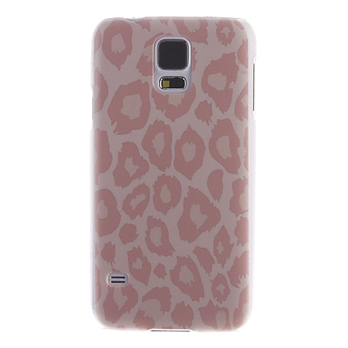 Classic Розовый Leopard печати Вернуться чехол для Samsung S5/i9600