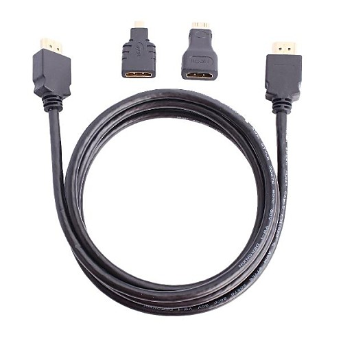 Три в одном HDMI для Mini / Micro HDMI адаптер для домашнего кинотеатра