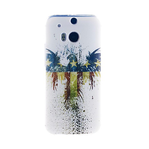 Кинстон American Eagle Pattern ТПУ мягкий чехол для HTC одного (M8)