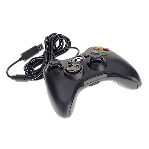 Проводной контроллер для Xbox360 Controller (черный)