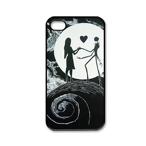 Кошмар перед Case рисунок рождество пластичное трудное для IPhone 4/4S