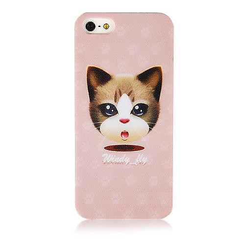 Мультфильм Cat Pattern Силиконовый мягкий чехол для iPhone5/5s