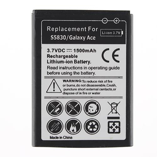 1500mAh батарея для Galaxy Ace/S5830