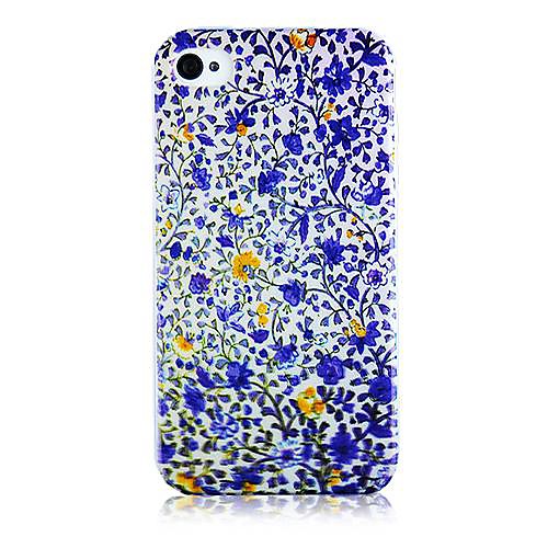 Morning Glory Pattern Силиконовый мягкий чехол для iPhone5/5S