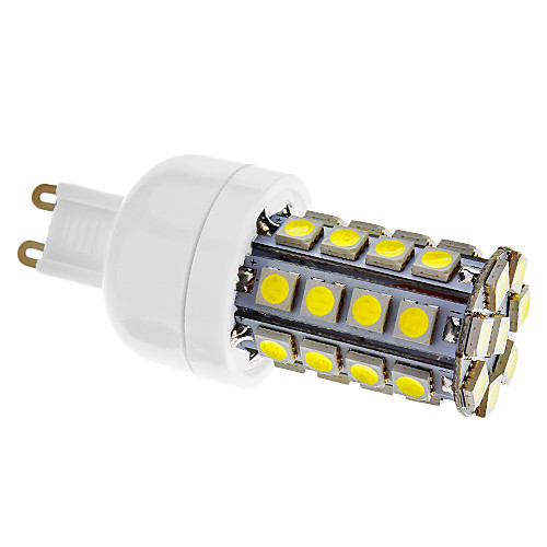 Затемнения G9 5W 36xSMD 5050 480LM 6000-6500K холодный белый свет мозоли СИД лампы (AC 220-240V)