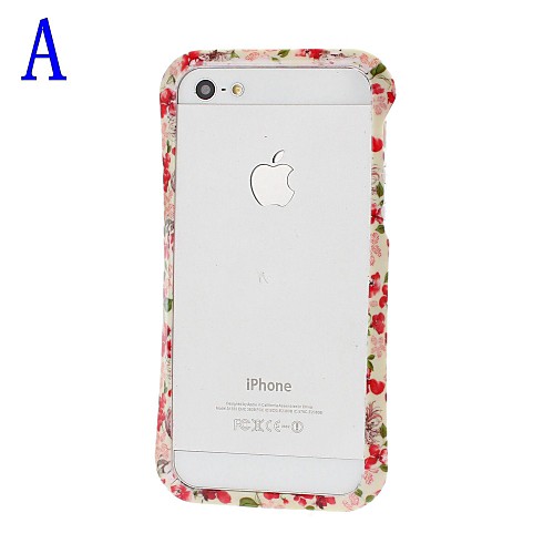 Свежие Florals Малый Талия Pattern рамка Бампер для iPhone 5/5S