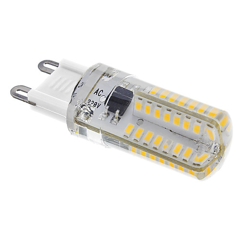 G9-3W 64  3014SMD 220-250LM 3000K война Белый свет шарика пятна (220В)