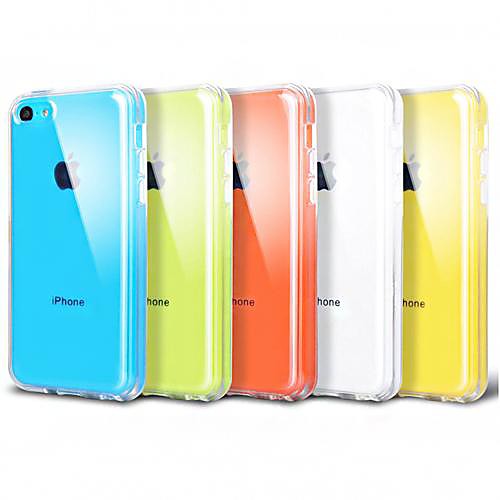 Ультратонкий Прозрачный силиконовый чехол для iPhone 5C