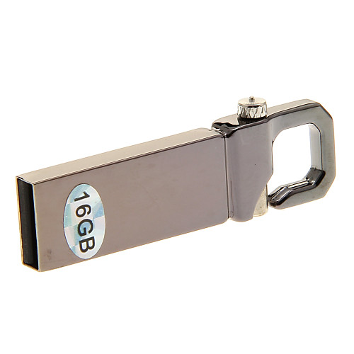 16G Материал металла USB с пряжкой Flash Drive (разных цветов)