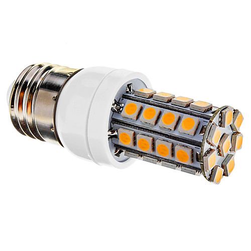 Затемнения E27 5W 36xSMD 5050 480LM 3000-3500K теплый белый свет мозоли СИД лампы (AC 220-240V)