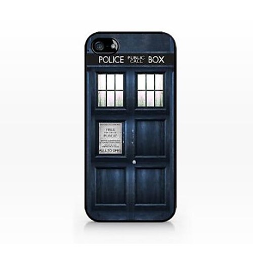 Tip5-022 врача, который, Tardis, Дело Полиция Box Pattern пластиковые Футляр для IPhone 5/5S