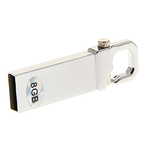 8G Металл Материал USB с пряжкой Flash Drive (разных цветов)