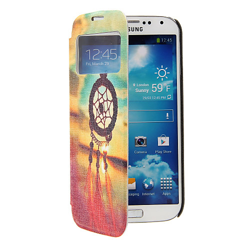 Windbell Pattern Дело всего тела с окном для Samsung S4