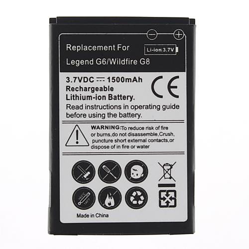 1500mAh батарея для HTC Legend G6/Wildfire G8