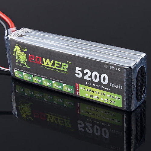 ЛЕВ 11,1 5200mAh 30C LiPo батареи (Т штекер)