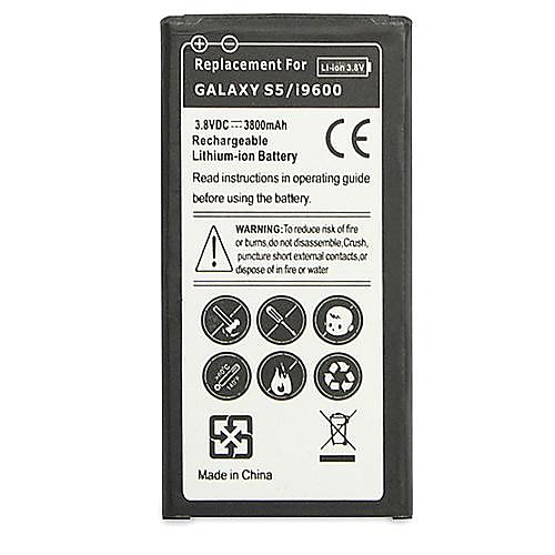 Высокая емкость 3.8V 3800mAh для Samsung Galaxy i9600 S5