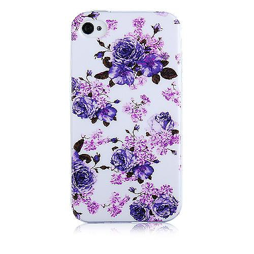 Фиолетовый узор Rugosa Силиконовые Мягкий чехол для iPhone5/5S