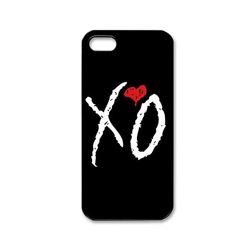 Шаблон Weeknd XO пластиковых трудный случай для IPhone 5/5S