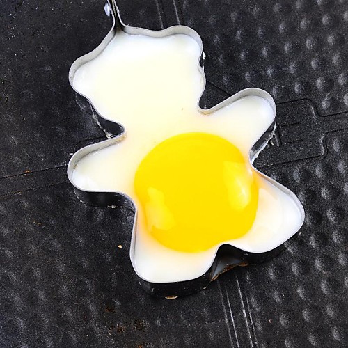 12CM  7 см  1,5 см из нержавеющей стали Медвежонок Fried Egg Аппарат / Круг