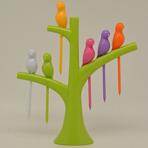 Творческий Bird On The Tree Fruit Frok (Random Color)