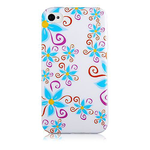 Morning Glory Pattern Силиконовый мягкий чехол для iPhone5/5S