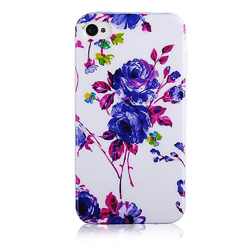 Фиолетовый узор Rugosa Силиконовые Мягкий чехол для iPhone5/5S