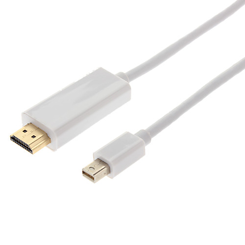 Mini DisplayPort мужчина к HDMI Мужской 32AWG OD4.8mm ультразвуковой кабель для MacBook Air / Pro / Pro Retina (300 см)