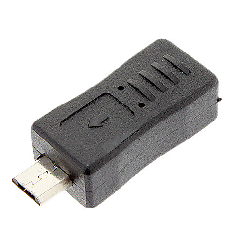 B-344 Mini USB Пересчитать в Micro USB адаптер (черный)