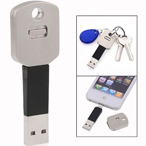 Кабель-переходник USB в форме ключа для заряда и синхронизации на iPhone 6/6 Plus/5/5S