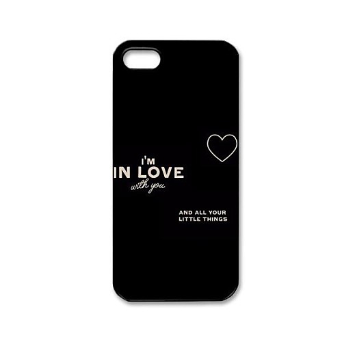 One Direction Котировки чехол шаблон пластик жесткий для iPhone 5/5S