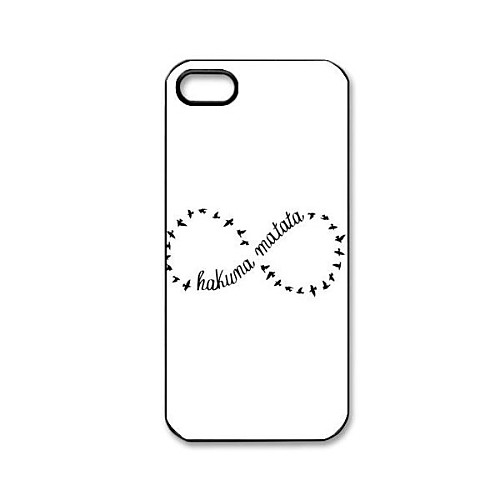 Дело Бесконечность Акуна Матата Pattern пластиковые Футляр для IPhone 5/5S