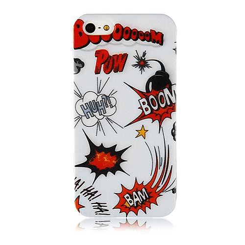 Bombshel Pattern Силиконовый мягкий чехол для iPhone4/4S