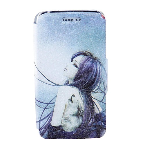 Кинстон Pet Девушка Pattern PU кожаный чехол всего тела для Samsung S5 I9600