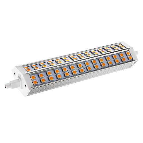 Затемнения R7S 18W 84x5050SMD 1008LM 2800-3000K теплый белый свет мозоли СИД лампы (AC 220-240V)