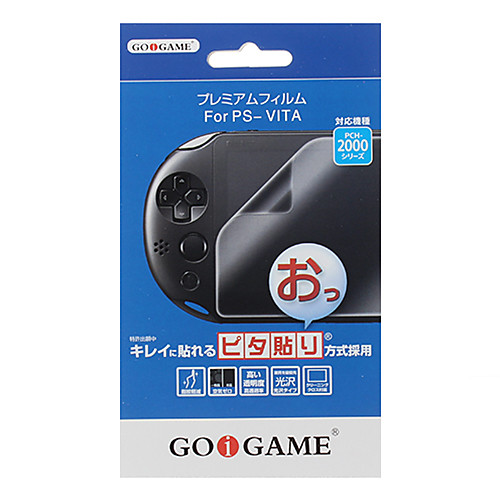 GOiGAME Передняя протектор экрана с Ткань для очистки для PS Vita