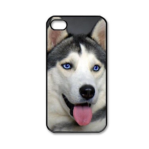 Дело Pattern Husky Dog пластичная трудная для iPhone 4/4S