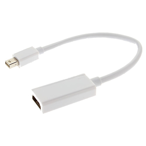 Mini DisplayPort мужчина к HDMI Женский Кабель-адаптер для MacBook Air / Pro / Pro Retina (20 см)