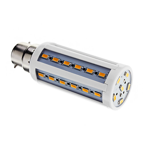 B22 10W 42  5730SMD 800LM 3000-3500K теплый белый свет мозоли СИД лампа (220)