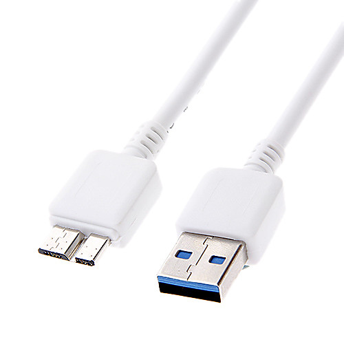 95см Высокое качество оригинала Белый USB 3.0 Зарядка и кабель синхронизации данных для Samsung Galaxy S5/Note 3
