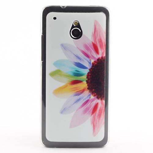 Дело Sun Flower Pattern защитные ПВХ Назад для HTC One Mini / HTC M4/601e