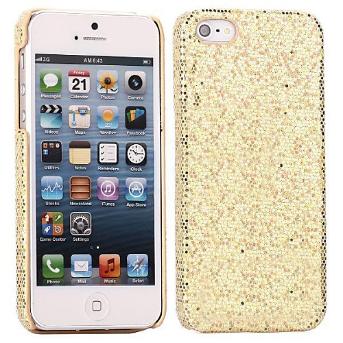 Bling блестками Твердый переплет чехол для iPhone 55S