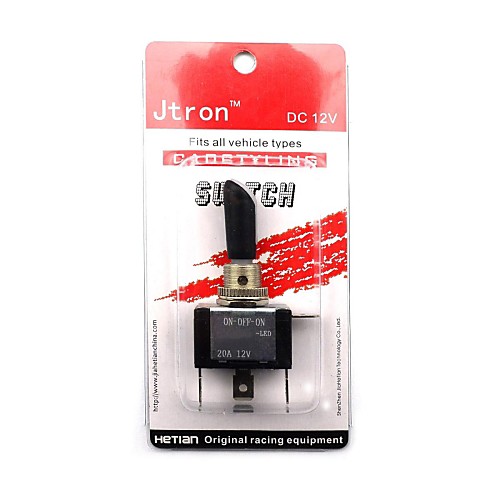 Jtron DIY автомобиля Модификация Switch / LED Синий Выключатель фонаря сигнала ON-OFF-ON