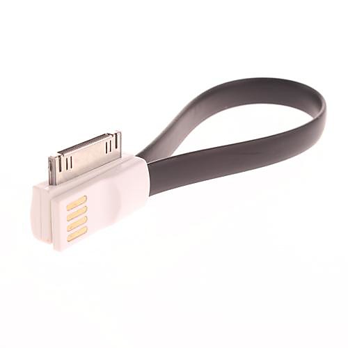 22.5cm Магнитный USB 8-Pin Apple, 8-контактный синхронизации данных зарядный Шлейф для iPhone 4/4S (разных цветов)